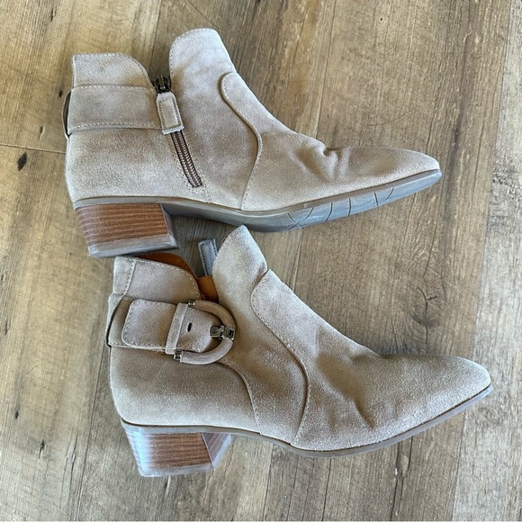 Aquatalia Fiamma Tan Ankle Boots - Picture 5 of 11